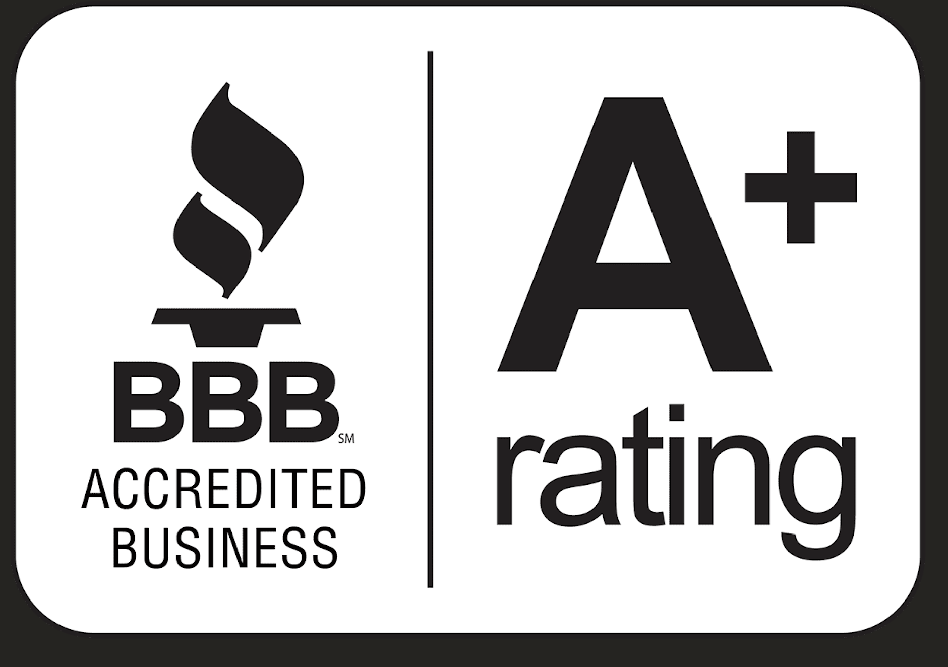 BBB Accredited Business — A+ Rating
