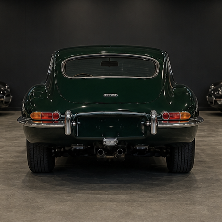 Example back view of a vehicle